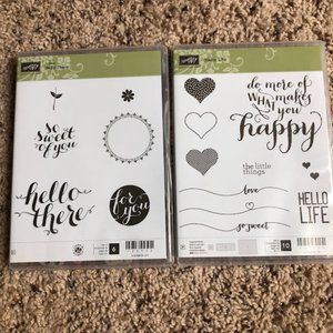2 Stamp Sets from Stampin Up